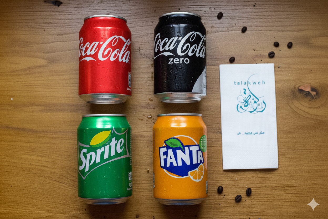 קולה \ זירו \ ספריט \ פנטה \ ענבים \ תפוזים